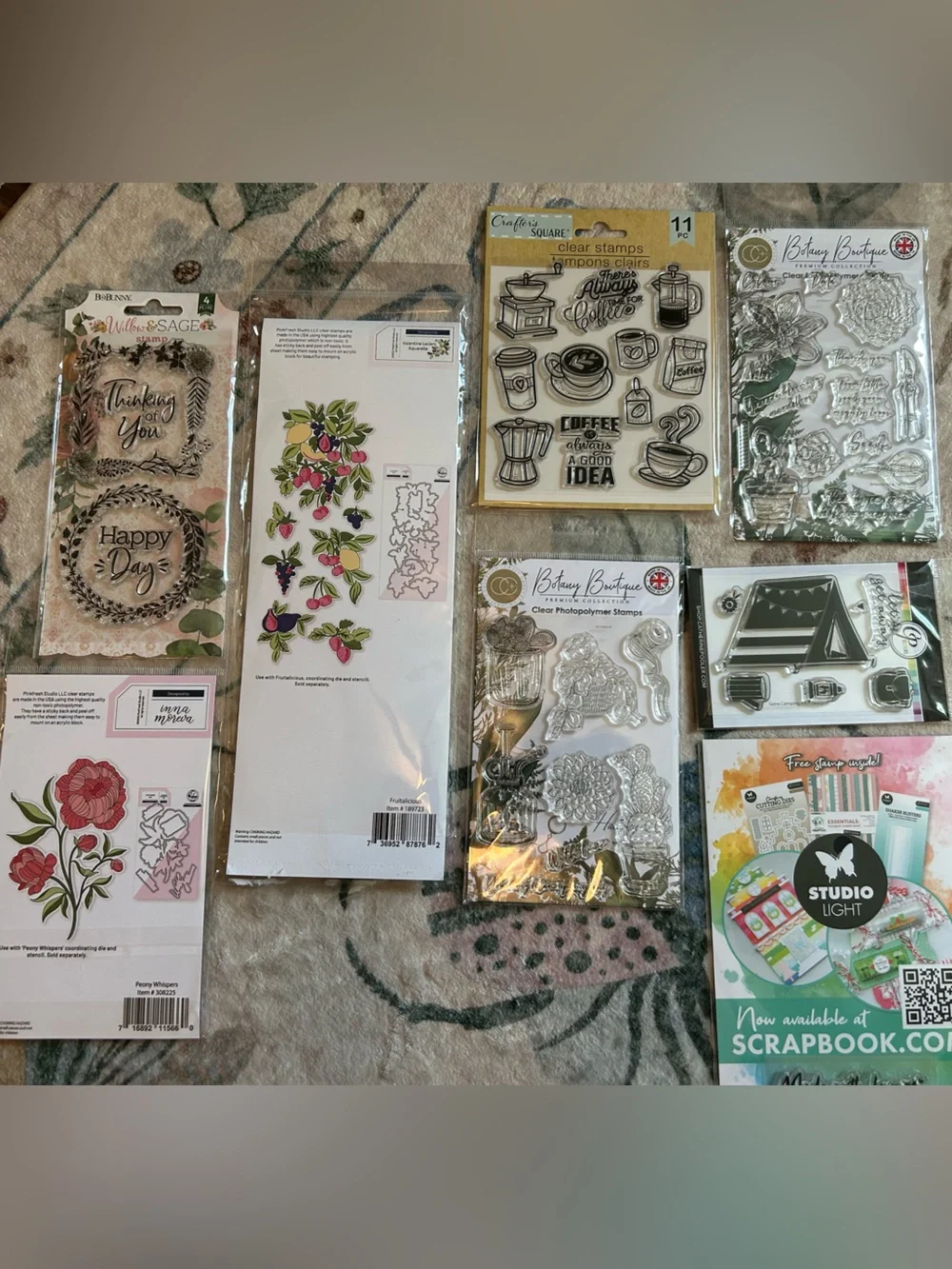 Scrapbook flowers botany